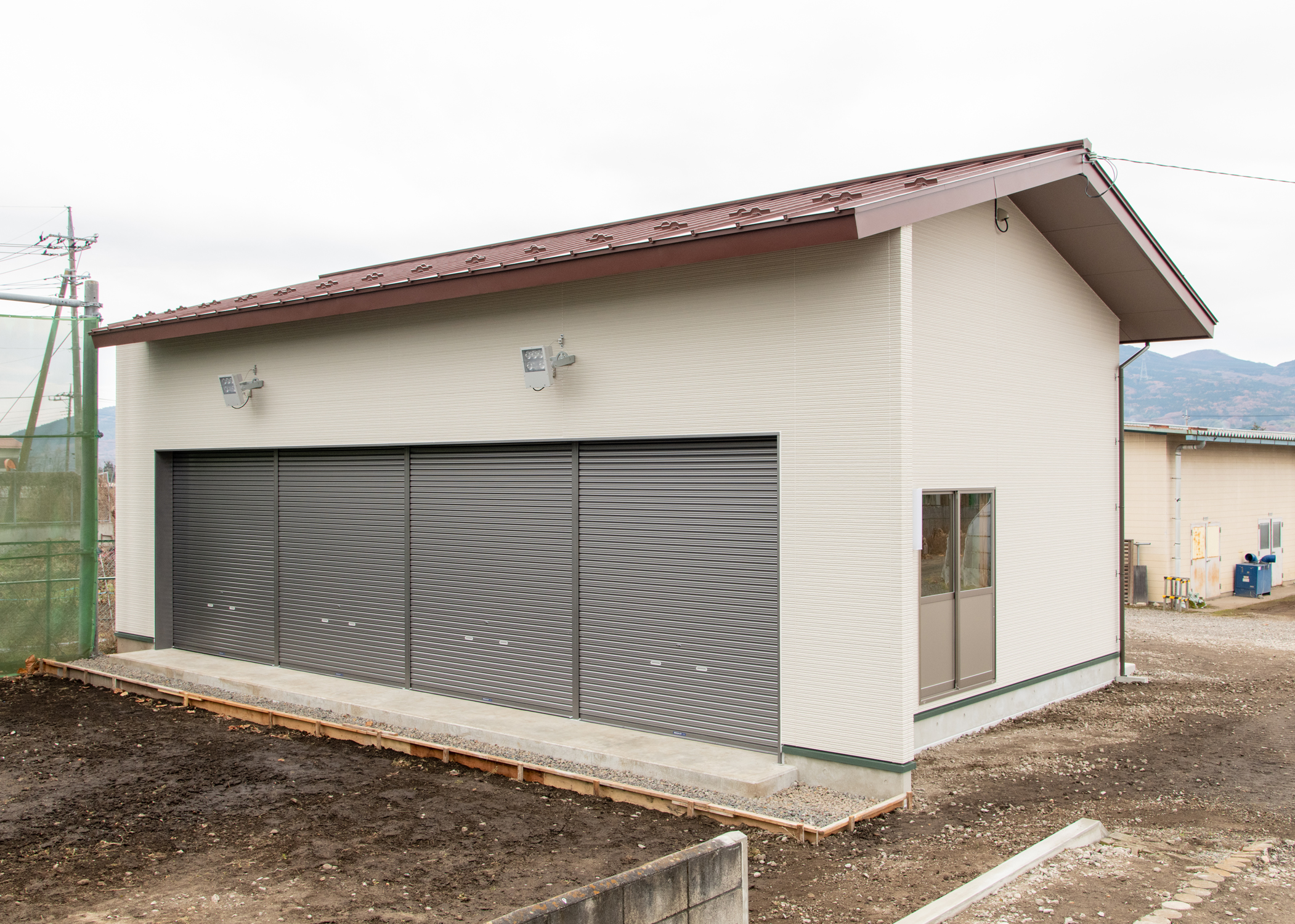 某高校弓道場完成